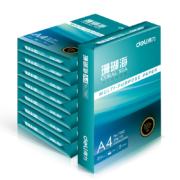 得力(deli)珊瑚海A4打印纸 70g克500张*8包一箱 京东销冠复印纸 双面草稿纸 整箱4000张 7360