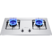 万和（Vanward）4.2kW大火力 家用台式嵌入式燃气灶具 双眼灶 不锈钢 JZT-B6B338XW（天然气）