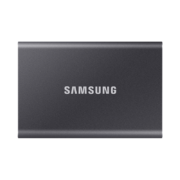 三星（SAMSUNG） 500GB Type-c USB 3.2 移动固态硬盘（PSSD） T7 灰色 NVMe传输速度1050MB/s 超薄时尚