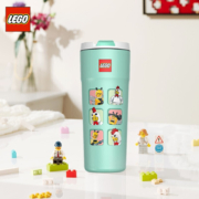 PLUS会员：LEGO 乐高 表情头像咖啡杯 304不锈钢 500ml