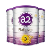 【自营】a2新升级紫白金3段婴幼儿牛奶粉900g*3罐 1-3岁成长乳粉