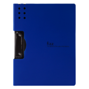 飞兹(fizz)文件夹A4板夹横式加厚款/彩色档案夹/办公用品/学生文具 深蓝A6380