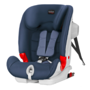 宝得适（BRITAX）儿童安全座椅9个月-12岁三重固定汽车isofix接口百变骑士II月光蓝