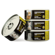 纽顿猫罐 Nutram成猫猫罐 新西兰进口巅峰同厂成猫无谷主食猫罐头 90g 混拼 12罐
