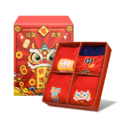 lattliv 新年红袜子 四对装