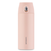 乐扣乐扣（LOCK&LOCK） 304不锈钢弹跳盖水杯学生男女杯子 粉色 LHC3256PIK 400ml