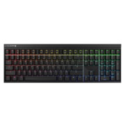 樱桃（Cherry）MX2.0S RGB G80-3821LSAEU-2 机械键盘 有线键盘 全尺寸游戏键盘 RGB灯效 黑色 青轴