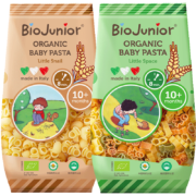 碧欧奇 (Biojunior)意大利进口 婴幼儿双有机辅食 蜗牛+太空 200g*2包