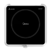 美的（Midea） 电磁炉C22-RX2207TQ多功能大功率 精致小体积4D防水旋磁叠式大线盘 白色 RX2207TQ