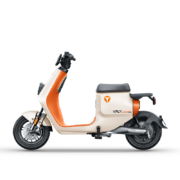 VFLY雅迪VFLY电动车L100MAX新国标车成人代步锂电智能长续航电瓶车 加州橙-3件套版 L100MAX基础版