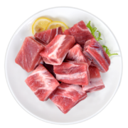 金锣 国产猪肋排400g 冷冻免切精肋排猪排骨 猪肉生鲜 猪骨高汤食材