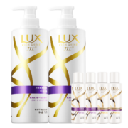 LUX 力士 柔亮洗发乳 水润丝滑 750ml*2（赠 旅行装100ml*4）