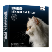 DARLING TAIL嗒朵猫砂 纳基矿砂11.4kg 膨润土无尘除臭快速结团自动猫砂盆可用 单箱 进口矿砂平替