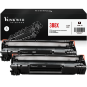 V4INK m1136硒鼓388a硒鼓2支装(适用惠普hp 88a硒鼓p1108打印机硒鼓m126a p1106 m1216nfh)
