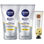 天猫U先：NIVEA 妮维雅 男士专用洗面奶50g*2只+娜娜手霜30g