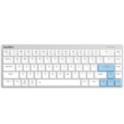 达尔优 EK868 蓝牙无线有线双模机械键盘 68键凯华矮轴办公便携小键盘 支持MAC蓝牙5.1 【蓝天白云】矮轴红轴