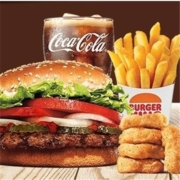 BURGER KING 汉堡王 2份明星皇堡单人餐 电子券