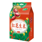 十月稻田（SHIYUEDAOTIAN） 十月稻田 红皮花生米1kg 去壳花生仁 杂粮 小粒花生