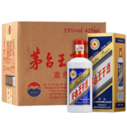 茅台（MOUTAI）【年货送礼】53度贵州茅台酒酱香型白酒 蓝标王子酒 425ml 整箱装