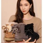 10日20点！UGG 女士双蝴蝶结雪地靴 1127130