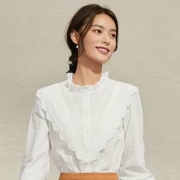 INMAN 茵曼 女士气质百搭衬衣 K18236797009