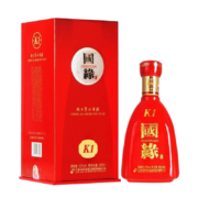 PLUS会员：今世缘 国缘K1 42度 浓香型白酒 500ml 单瓶装