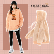 JEANSWEST 真维斯 女士加绒卫衣 zyq20221117010