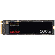 PLUS会员：SanDisk 闪迪 至尊超极速 Extreme Pro NVMe M.2 固态硬盘 500GB（PCI-E3.0）