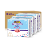三只小猪Thethreepiggy3D轻薄拉拉裤XXL码96片(15KG以上)