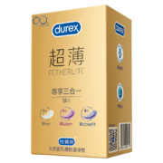 亲子会员：杜蕾斯durex 避孕套 超薄20只 *2件 赠4只