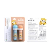 再降价、概率券：小浣熊 儿童唇膏  香橙味+什锦果味  3.5g*2支