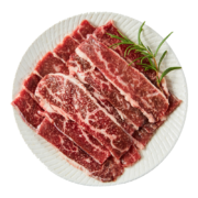 天谱乐食 谷饲安格斯牛烤肉片200g/袋 加盐 涮烤片 寿喜烧  烧烤韩式烤肉