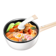 苏泊尔 SUPOR  电炒锅 电煮锅 电火锅 火锅锅 家用电锅麦饭石色多用途锅多功能锅3L煎烤电热锅不粘锅JD24D610