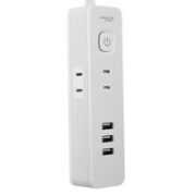 AIKEDUN 艾克盾 迷你USB灭火排插 3插位+3USB 1.5m