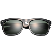雷朋（RayBan） RayBan 雷朋太阳镜墨镜男女复古简约款显脸小眼镜0RB4260D可定制 601/71黑色镜框绿色镜片 尺寸57