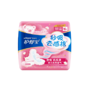 护舒宝秒吸云感棉卫生巾日用240mm*16片极薄干爽透气姨妈巾