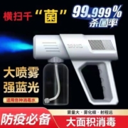 K5消毒喷雾枪防疫室内家用消毒蓝光纳米雾化器USB充电空气净化器【1月15日发完】