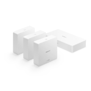 华为路由Q6 网线版 （1母3子套装）子母路由 全屋千兆网线组网 Wi-Fi6+ 3000Mbps