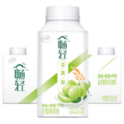 伊利畅轻 0添加 燕麦+青提+芦荟口味 250g*4瓶 生牛乳发酵果粒酸奶