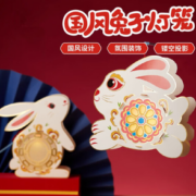 亲子会员！纳仕达 兔子灯笼 DIY材料包