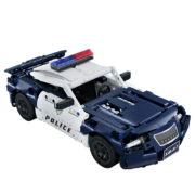 ONEBOT国潮积木拼装积木玩具男孩女孩玩具圣诞礼物智能 积木警车