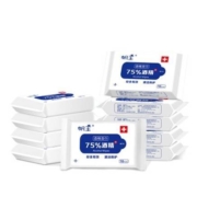 帆王75%度 酒精湿巾10抽*20包