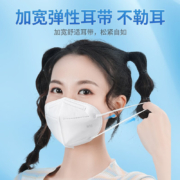 【贵朵/Guiduo】N95防护口罩五层防护一次性3d立体口罩防飞沫防雾霾防尘 一盒25只 一盒25个