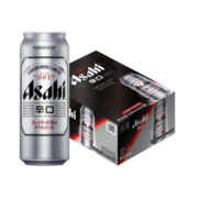88vip:ASAHI/朝日 啤酒超爽系列生啤500mlx24罐整箱装 日式生（鲜）啤酒