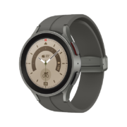 三星（SAMSUNG）Galaxy Watch5 Pro蓝牙通话版 运动智能电话手表/体脂/5纳米芯片/导航/血氧45mm 钛度灰