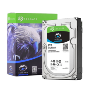 希捷（SEAGATE） 监控硬盘 希捷酷鹰 安防监控录像机用机械硬盘 SATA接口 3.5英寸 8TB【ST8000VX004】