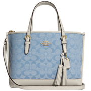 蔻驰COACH【官方直供】奢侈品女士中号手提单肩托特包CA142IMUDY