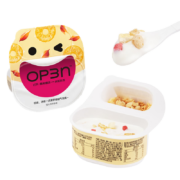 概率券：OP3N 菠萝气泡脆味酸奶 110g*2杯*7件