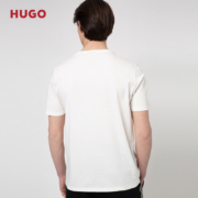 HUGO BOSS雨果博斯男士牛年艺术图案印花徽标棉质短袖T恤