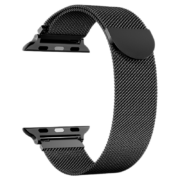 Apple watch苹果手表表带iwatch8不锈钢S7金属米兰尼斯Ultra丨SE丨6丨5魔柯 官方磁吸搭扣【石墨黑】49/45/44/42mm